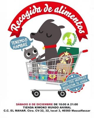 Recogida de alimentos Kiwoko Massalfafar - 8 Diciembre 2018
